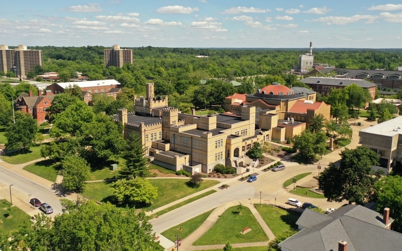 An aerial photo of the SIU Campus